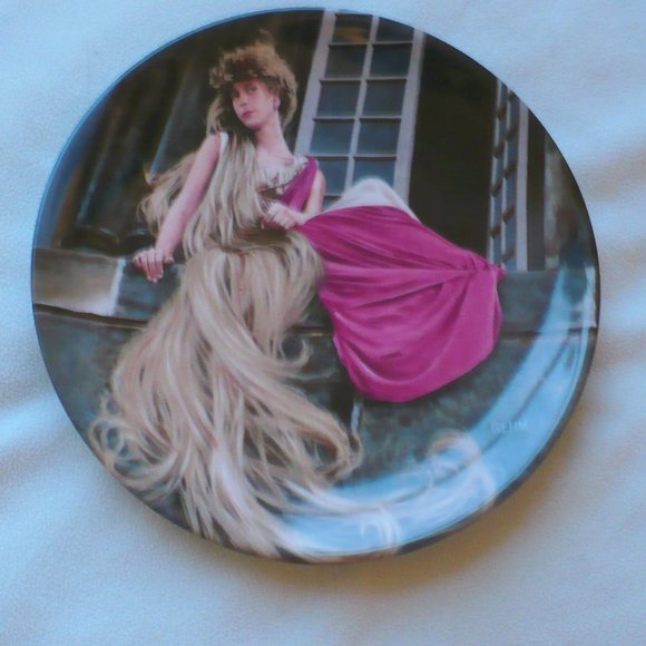 ❤️ Rapunzel Plate 1982 2677e Grimm's  Konigszelt Bavaria Box & Authenticity - Picture 12 of 12